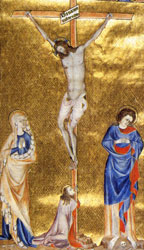 Crucifixion, Gorleston Psalter